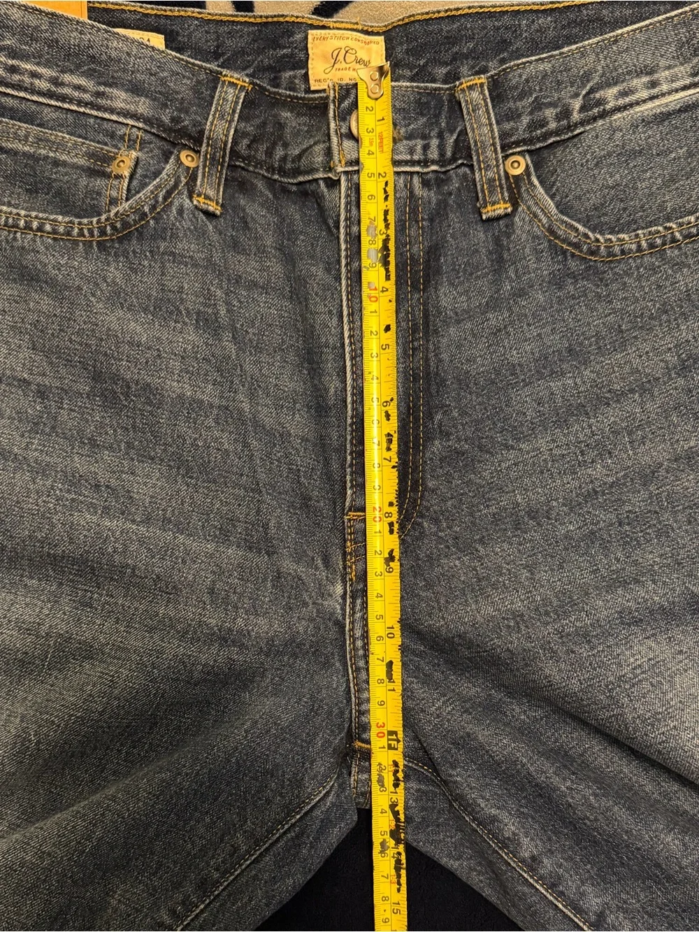 J. Crew Classic Relaxed Fit Jeans Two-Year Wash 100% Cotton 33x34 NWT